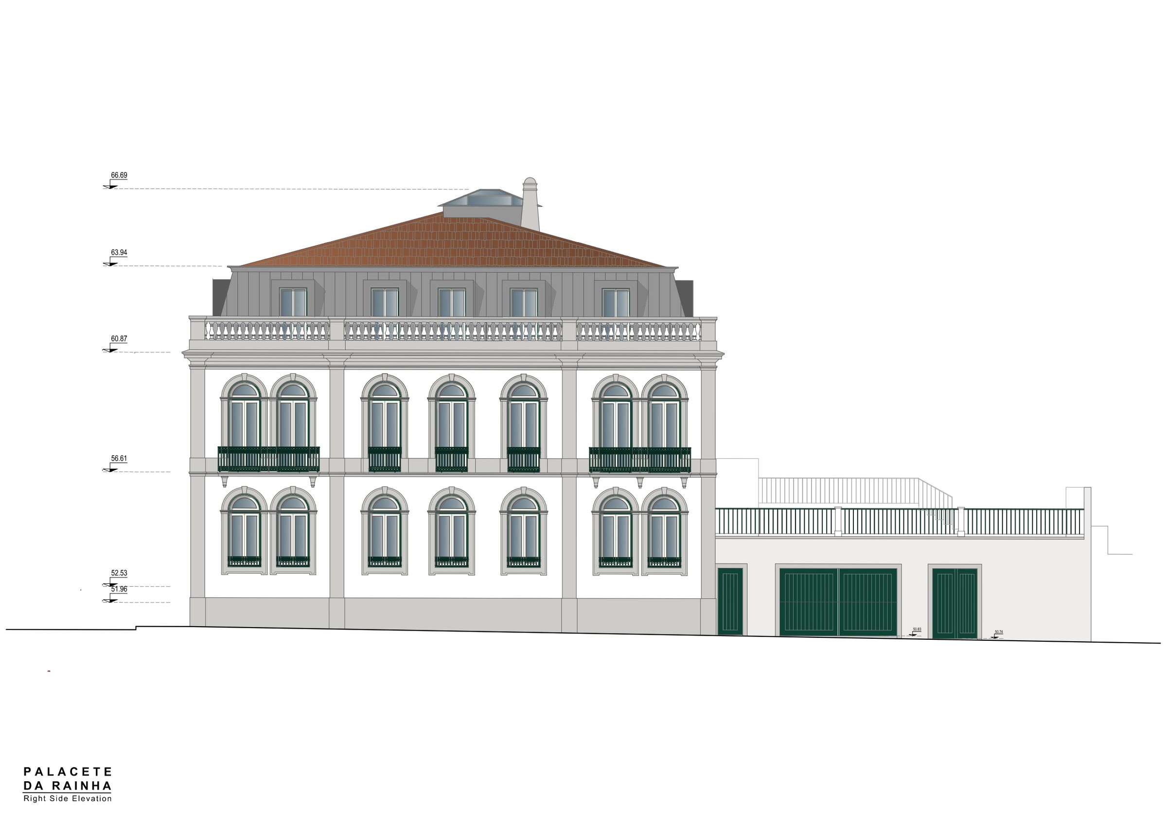 Right lateral elevation