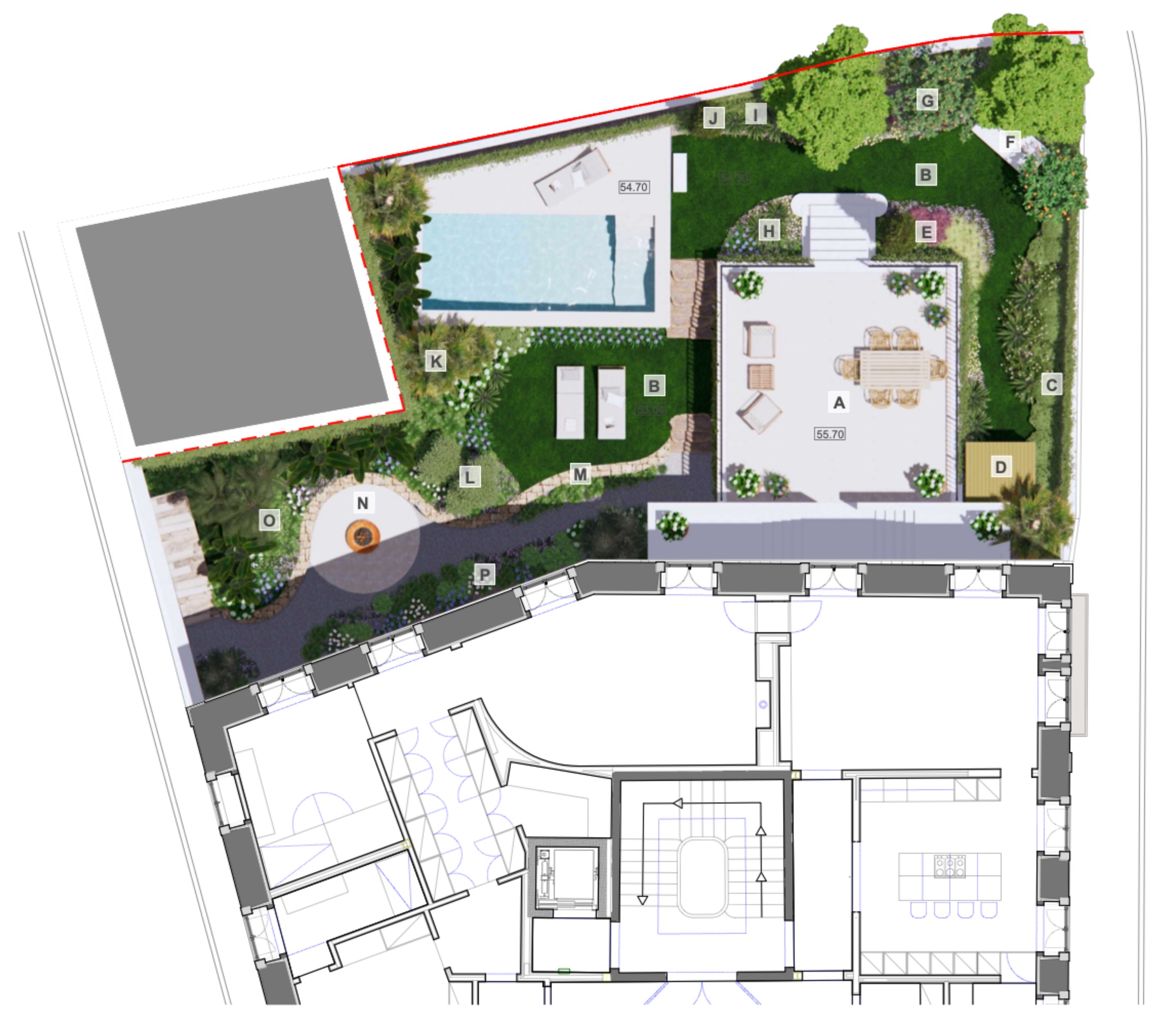Landscaping plan
