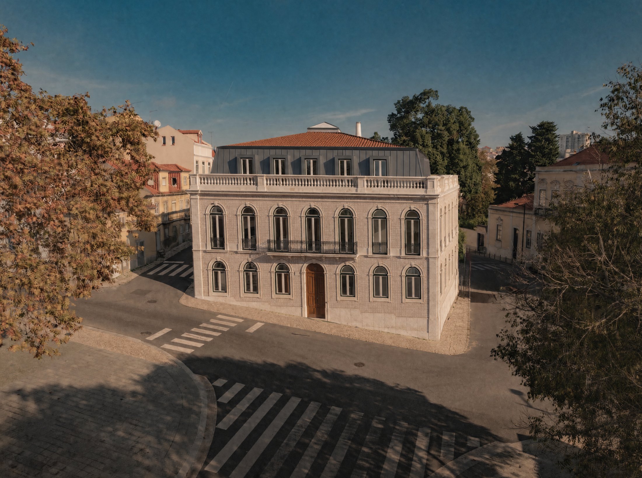 The restored residence